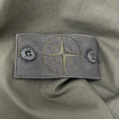 STONE ISLAND STONE ISLAND 23SS 7815437F1 GHOST PIECE 卡其色标志纽扣 O-VENTILE 凡戴尔棉夹克 夹克