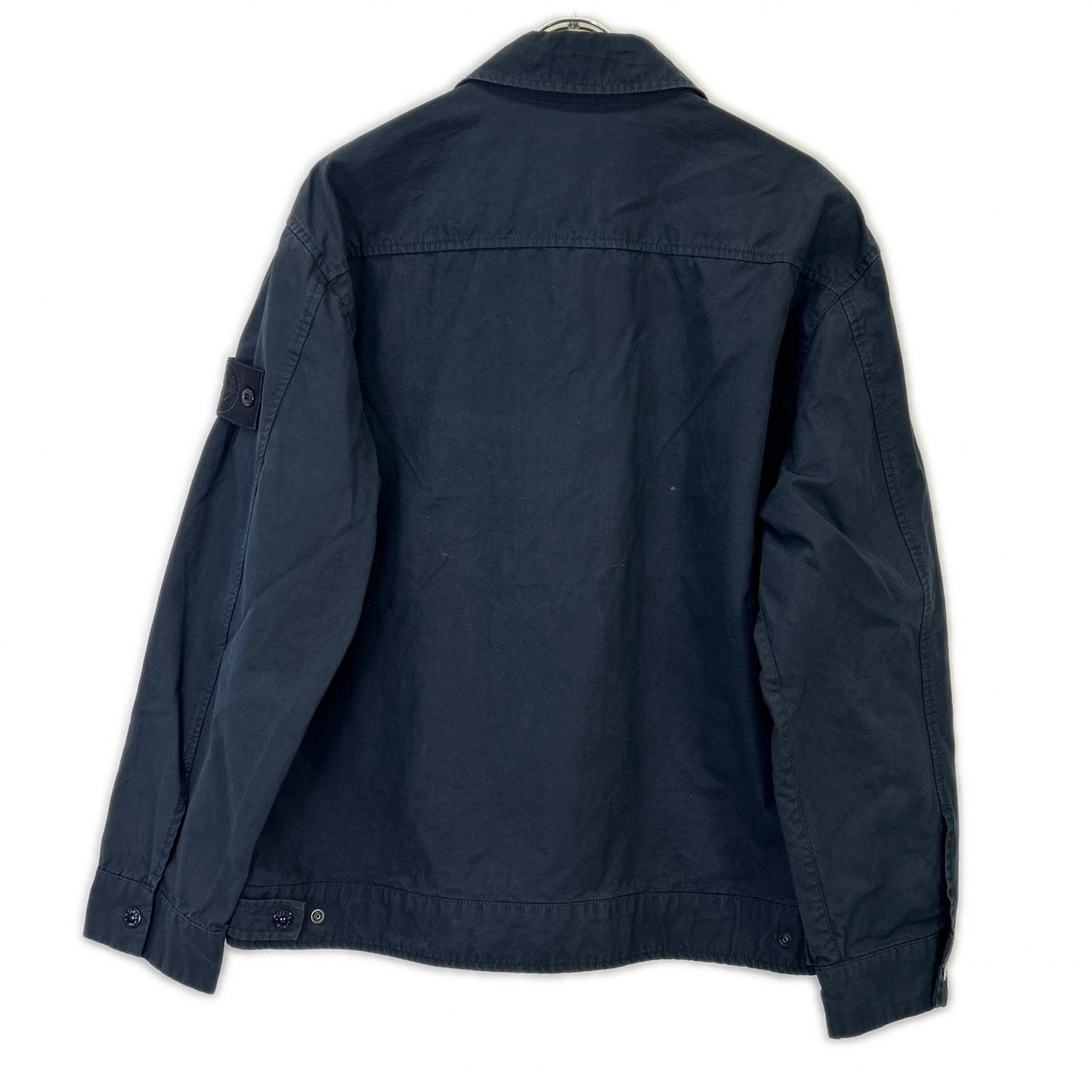 STONE ISLAND 24SS 8015432F1 GHOST PIECE Navy WEATHERPROOF COTTON CANVAS Jacket