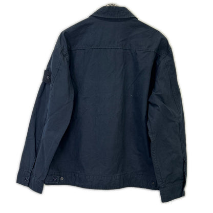 STONE ISLAND ストーンアイランド 24SS 8015432F1 GHOST PIECE ネイビー WEATHERPROOF COTTON CANVAS/ウォータープルーフコットンキャンバスジャケット ジャケット