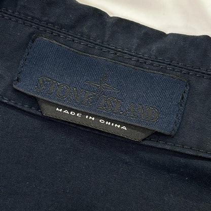 STONE ISLAND ストーンアイランド 24SS 8015432F1 GHOST PIECE ネイビー WEATHERPROOF COTTON CANVAS/ウォータープルーフコットンキャンバスジャケット ジャケット