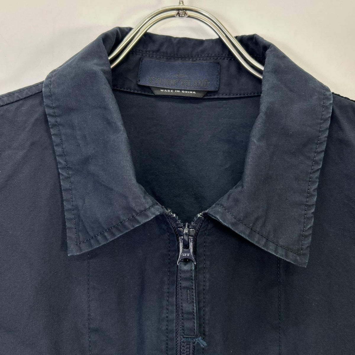 STONE ISLAND ストーンアイランド 24SS 8015432F1 GHOST PIECE ネイビー WEATHERPROOF COTTON CANVAS/ウォータープルーフコットンキャンバスジャケット ジャケット