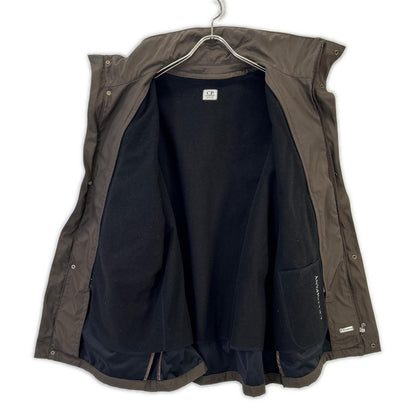 C.P.COMPANY シーピーカンパニー 96AW 25184460 ブラウン ナイロン混 フリースライナー スタンドカラージップジャケット ジャケット