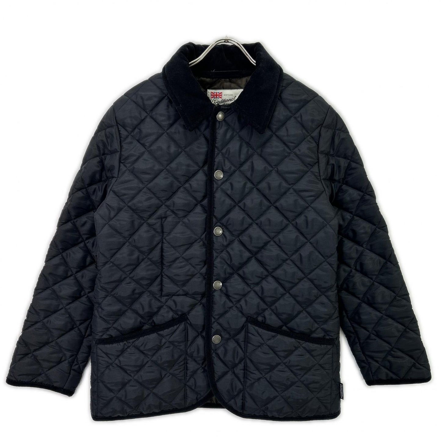 TRADITIONAL WEATHERWEAR G222APQCO0324AA Black Quilted Jacket 38