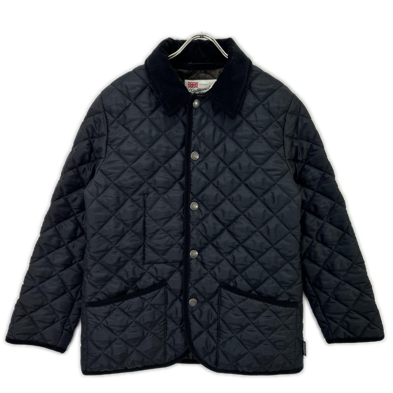 TRADITIONAL WEATHERWEAR G222APQCO0324AA Black Quilted Jacket 38