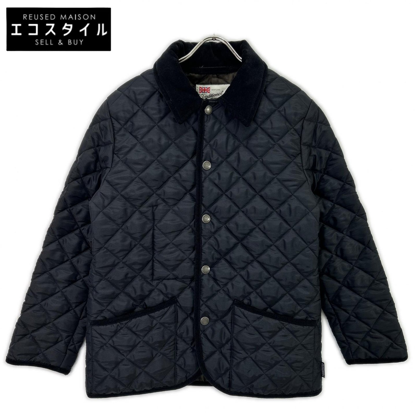 TRADITIONAL WEATHERWEAR G222APQCO0324AA Black Quilted Jacket 38