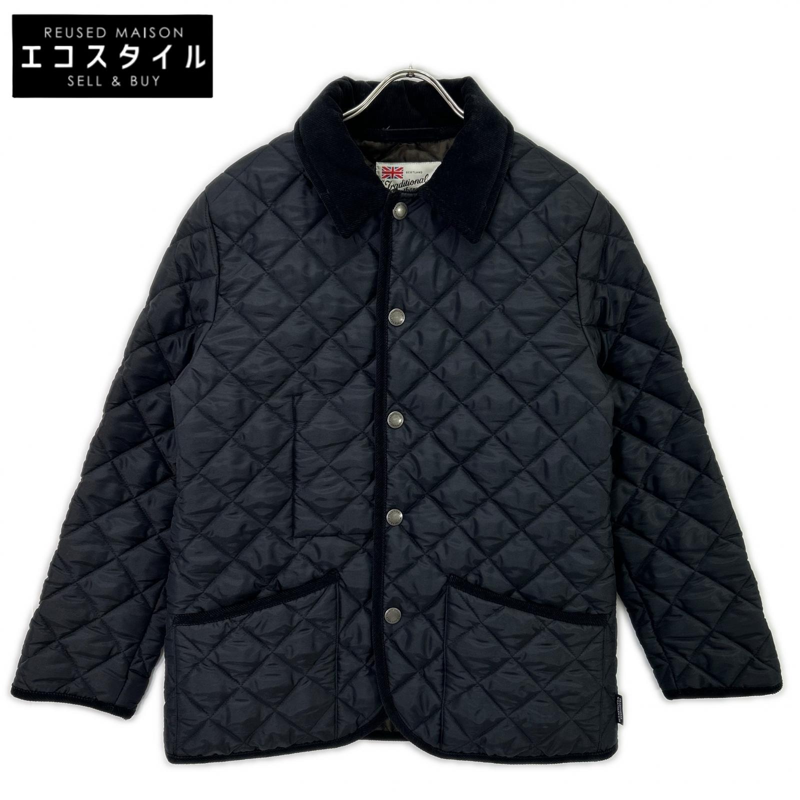 TRADITIONAL WEATHERWEAR G222APQCO0324AA Black Quilted Jacket 38