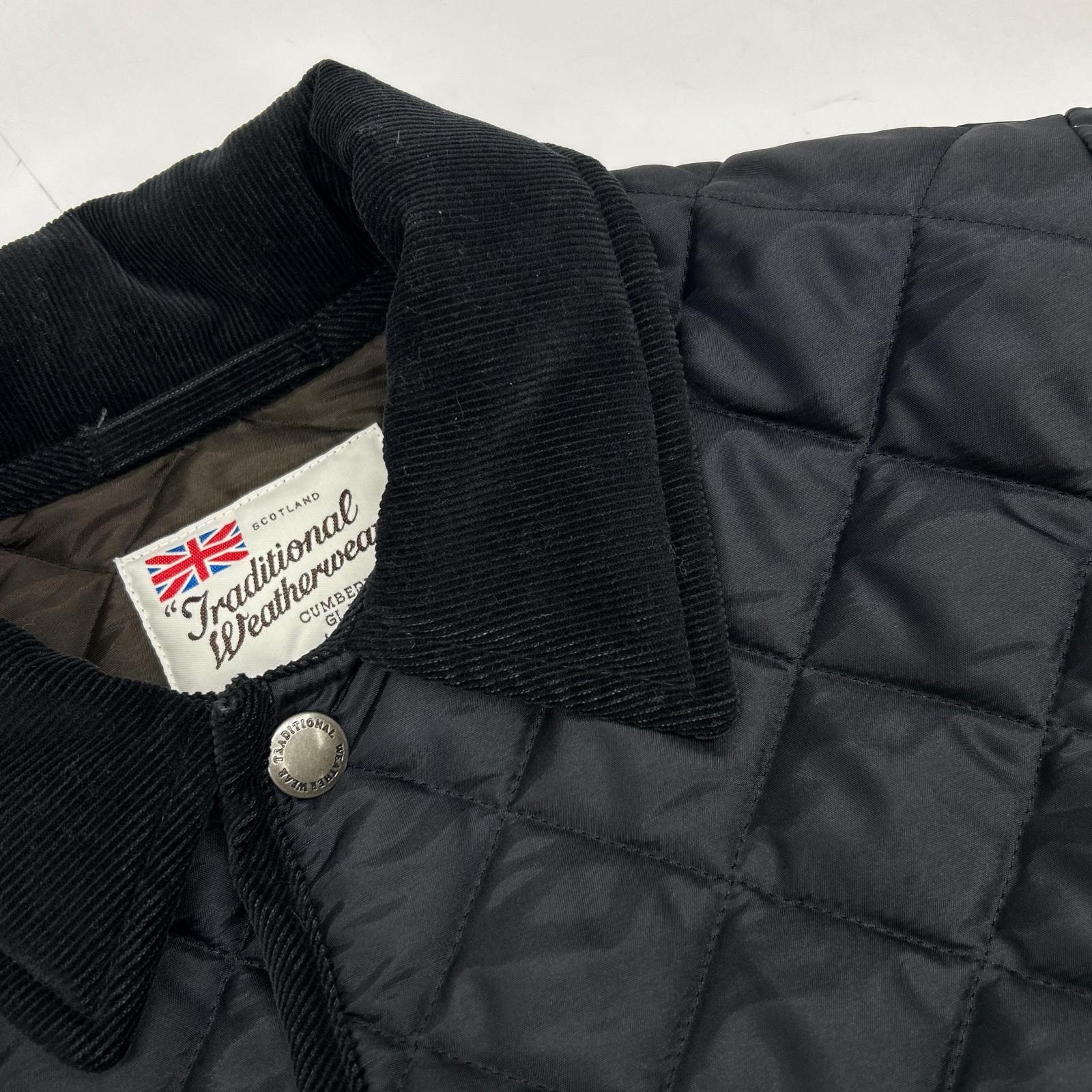 TRADITIONAL WEATHERWEAR G222APQCO0324AA Black Quilted Jacket 38
