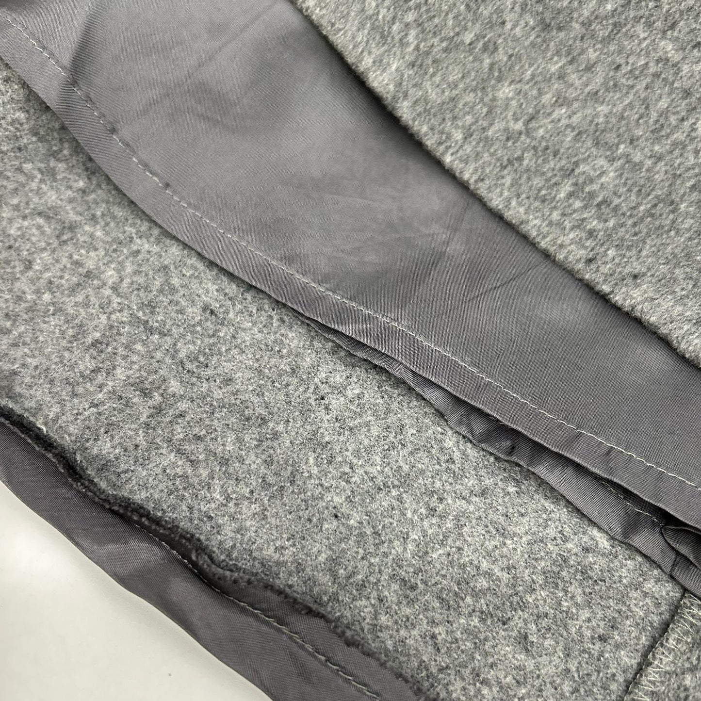 EVERY DAY I LIKE 23-060-520-8050 Gray Wool x Cashmere Flared Long Skirt Skirt 36