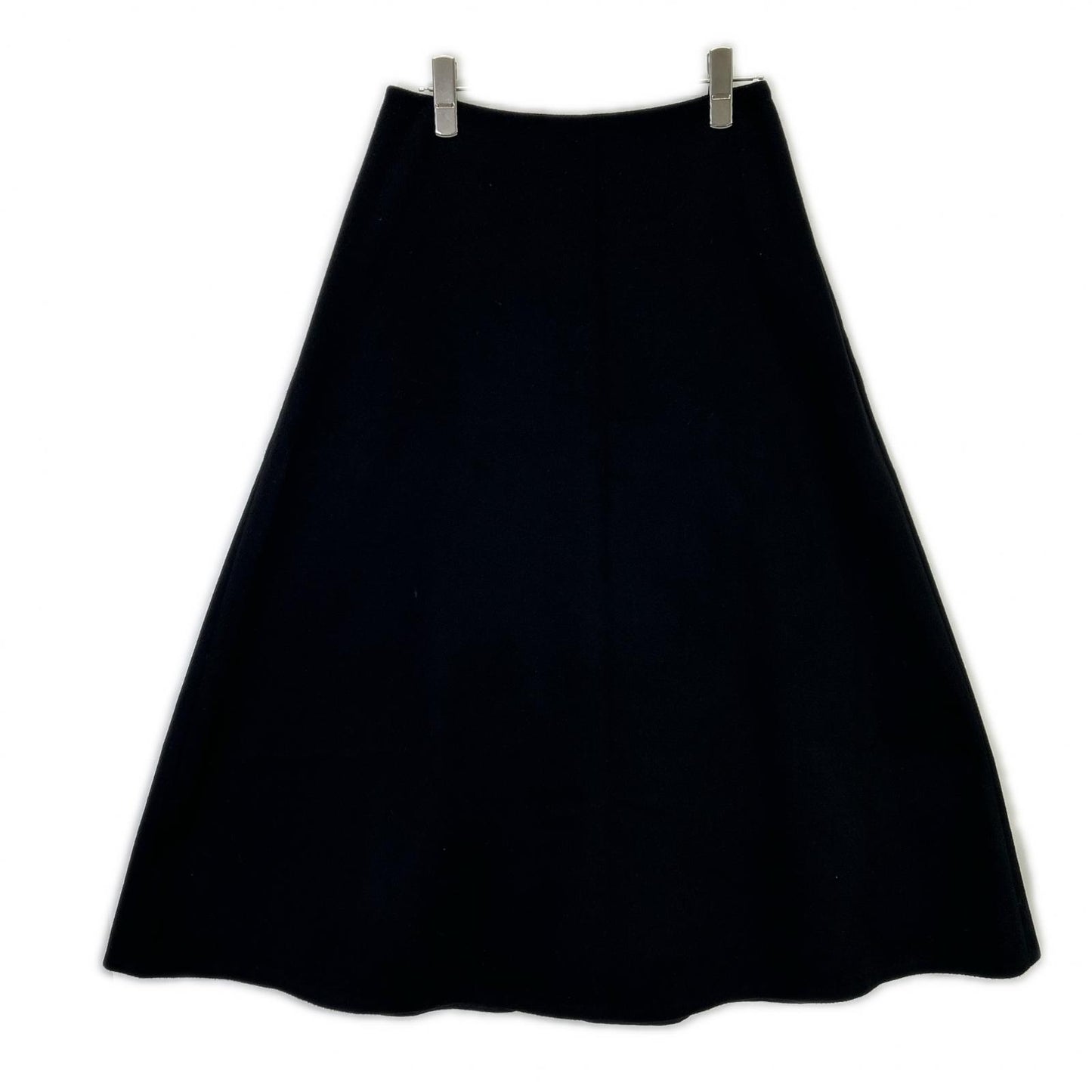 EVERY DAY I LIKE 23-060-500-8050 Grey Wool x Cashmere Flare Long Skirt Skirt 36