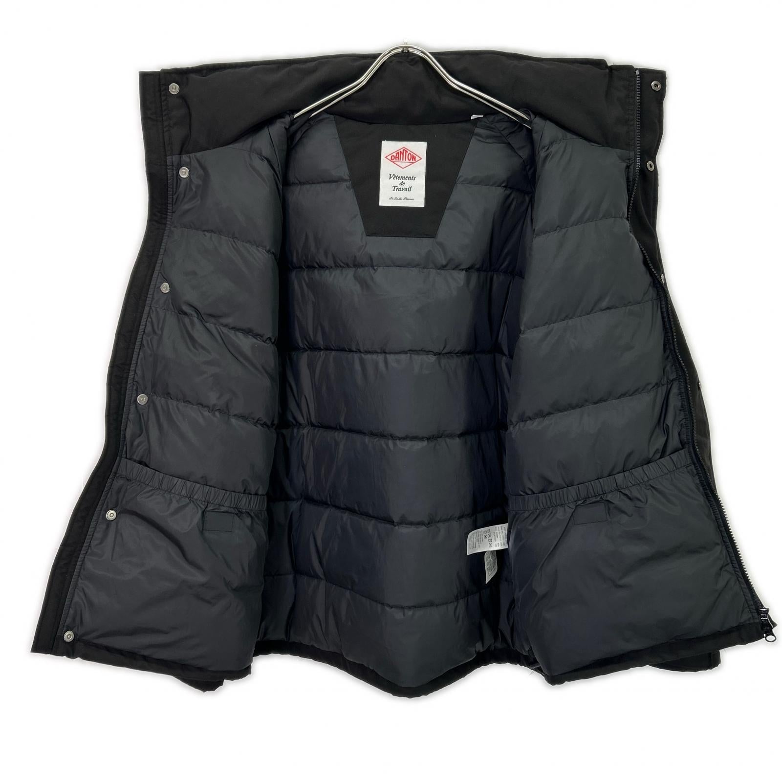 DANTON 达顿 DT-A0030 黑色 涤纶 防泼水处理 插肩袖 ARMY HOODED JACKET/军用连帽夹克 夹克 M