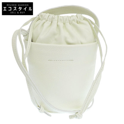thehighlights ザハイライツ low white 'pot' micro-mini 巾着 ショルダーバッグ レディース ホワイト ショルダーバッグ