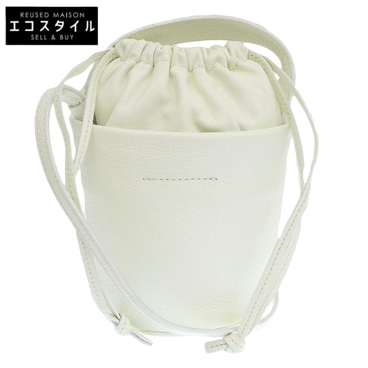 thehighlights The Highlights low white 'pot' micro-mini drawstring shoulder bag for women white shoulder bag