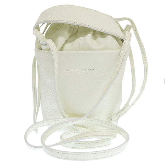 thehighlights The Highlights low white 'pot' micro-mini drawstring shoulder bag for women white shoulder bag