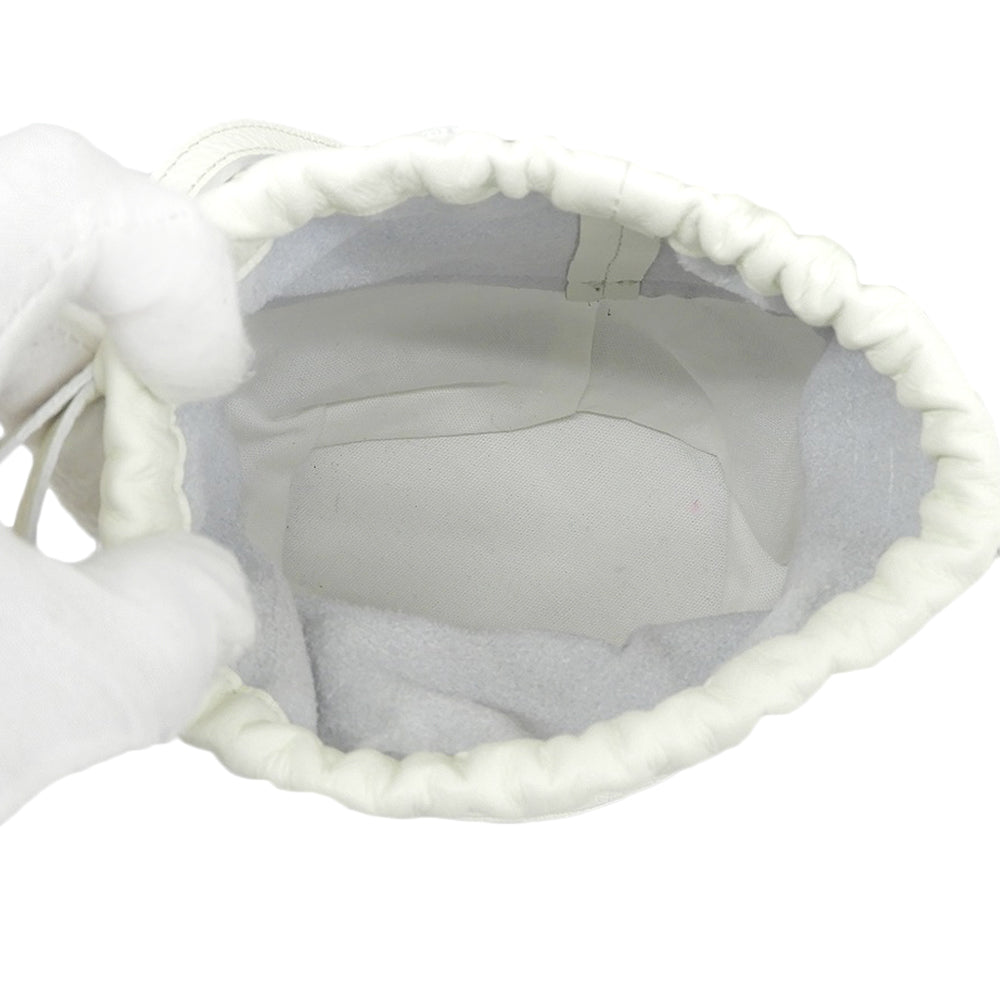 thehighlights ザハイライツ low white 'pot' micro-mini 巾着 ショルダーバッグ レディース ホワイト ショルダーバッグ