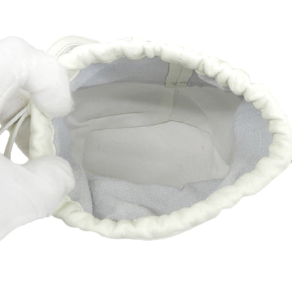 thehighlights ザハイライツ low white 'pot' micro-mini 巾着 ショルダーバッグ レディース ホワイト ショルダーバッグ