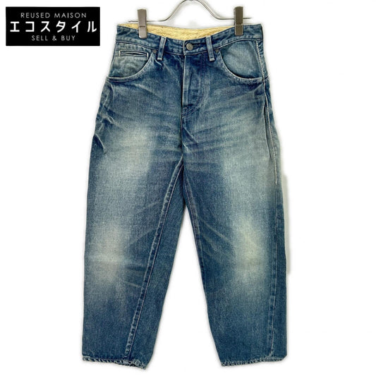 mina perhonen ma4115 Blue Always Cotton-Linen Denim Pants Bottoms