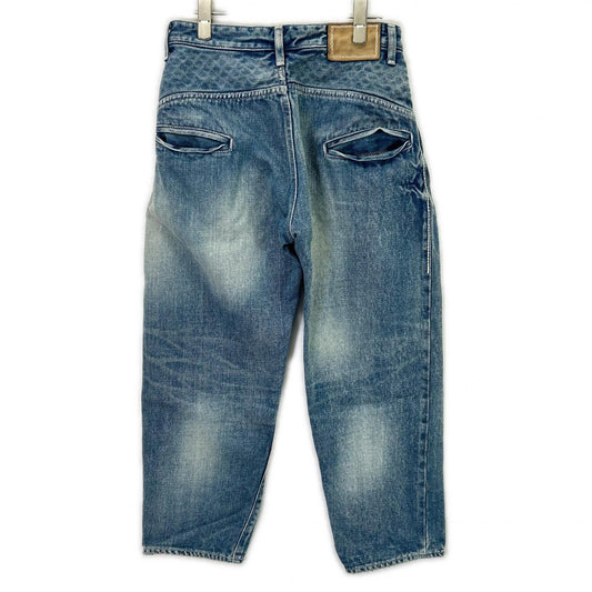 mina perhonen ma4115 Blue Always Cotton-Linen Denim Pants Bottoms