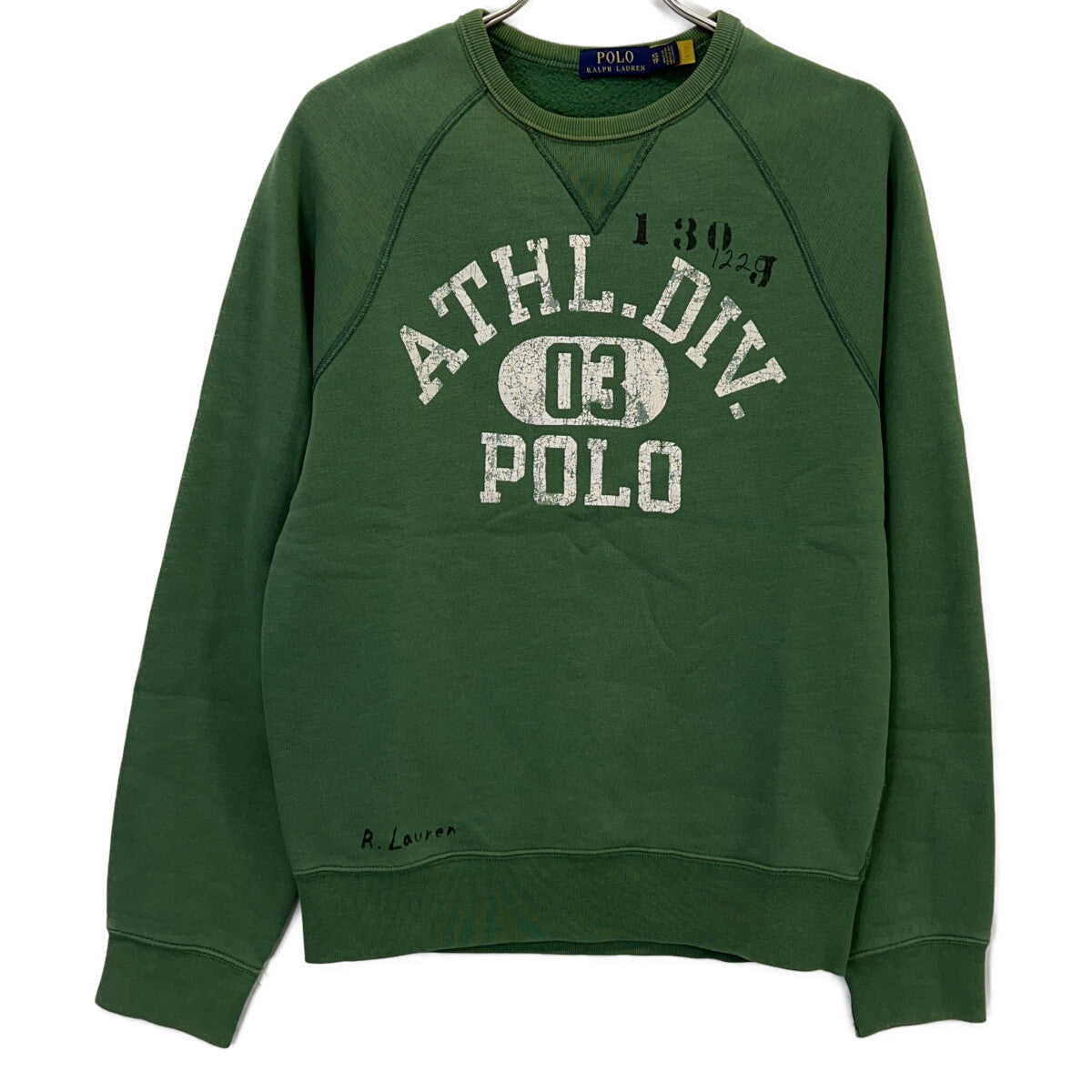 POLO RALPH LAUREN ポロ ラルフローレン 【美品/国内正規】710823538001 フリースグラフィック スウェットシャツ トップス XS