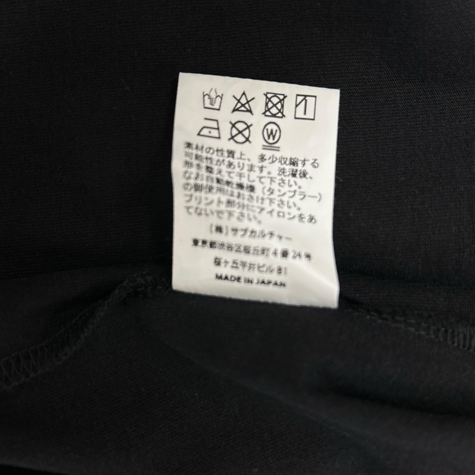 SC Subculture SCLT-A2203 棉质 EAGLEHORN 长袖 T 恤 上衣