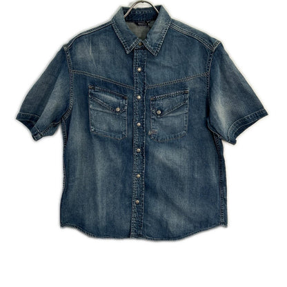 DENHAM デンハム 01250443002 コットン コンチョスナップボタン EASTERN SHIRT/イースタンシャツ トップス