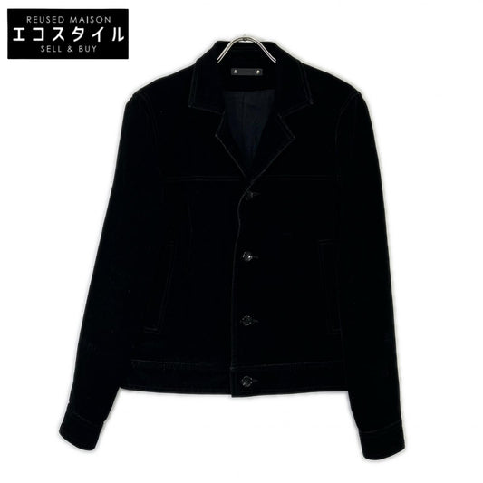 MINEDENIM マインデニム 24AW 2410-8002-99-022 ブラック コットン混 4B ベルベットデニムトラッカージャケット ジャケット