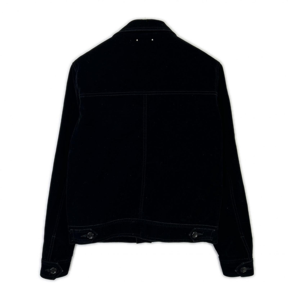 MINEDENIM マインデニム 24AW 2410-8002-99-022 ブラック コットン混 4B ベルベットデニムトラッカージャケット ジャケット