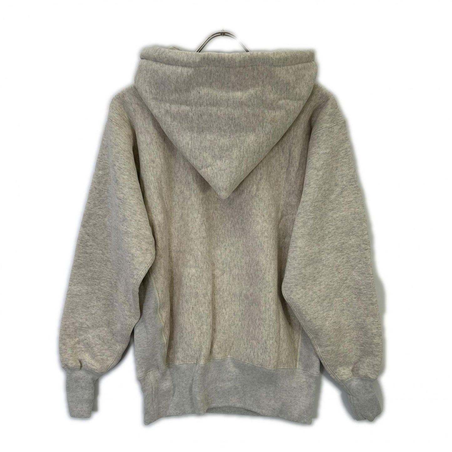 Champion C3-Q131 TRUE TO ARCHIVES Silver Gray Reverse Weave After Hooded Sweatshirt Top