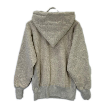 Champion C3-Q131 TRUE TO ARCHIVES Silver Gray Reverse Weave After Hooded Sweatshirt Top