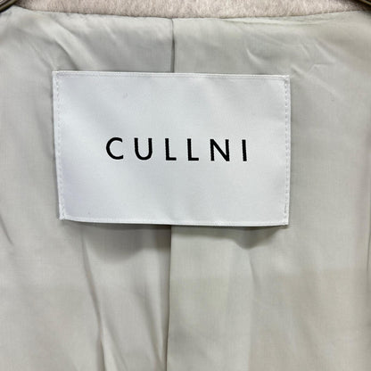 CULLNI クルニ 24-AW-047C ホワイト Moheir Mix Shaggy Tailored Half Coat コート
