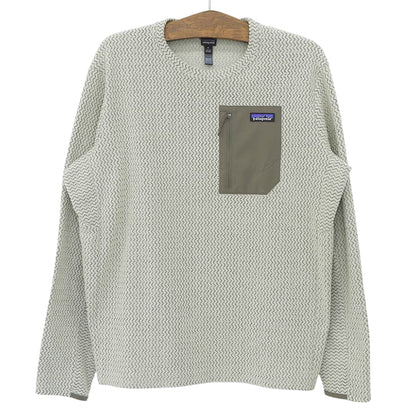 Patagonia パタゴニア R1 エア・クルー ロングスリーブ フリース トップス メンズ グレージュ XL 25年製 トップス