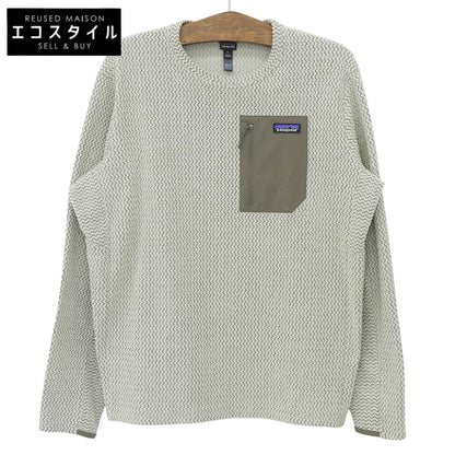 Patagonia パタゴニア R1 エア・クルー ロングスリーブ フリース トップス メンズ グレージュ XL 25年製 トップス