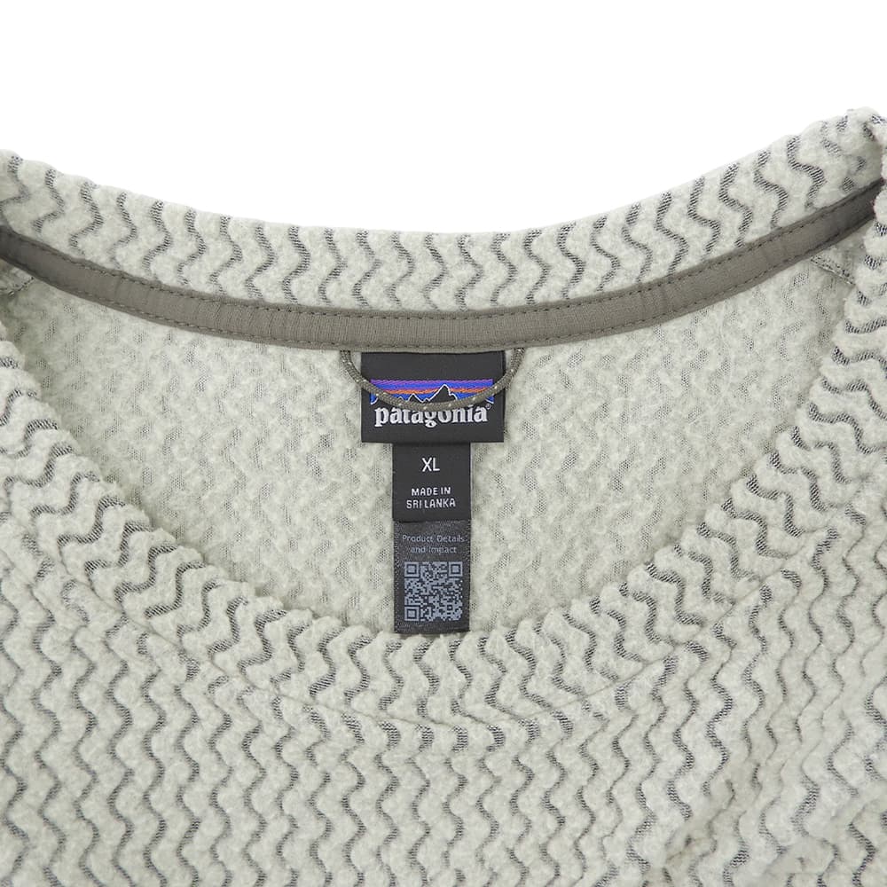 Patagonia パタゴニア R1 エア・クルー ロングスリーブ フリース トップス メンズ グレージュ XL 25年製 トップス