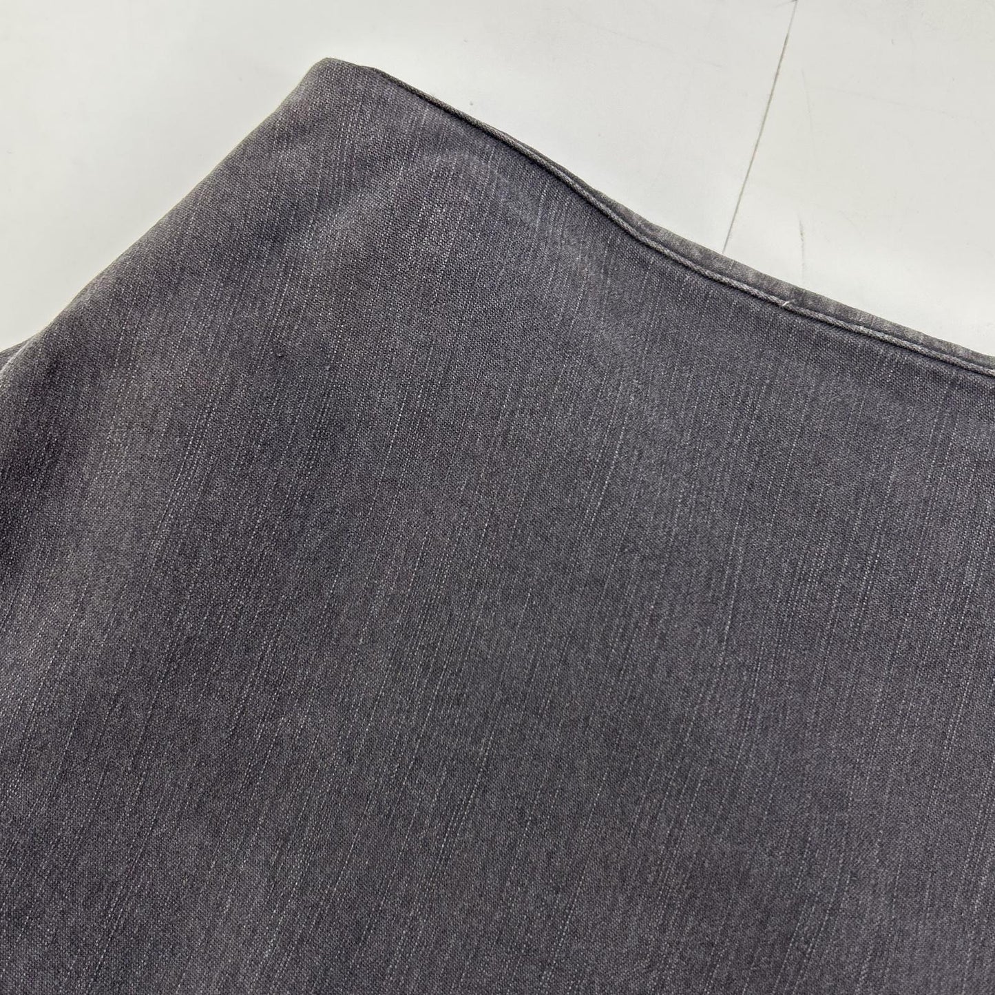 MADISON BLUE MB174-6712 Gray Cotton BACK SATIN MAXI FLARE SKIRT