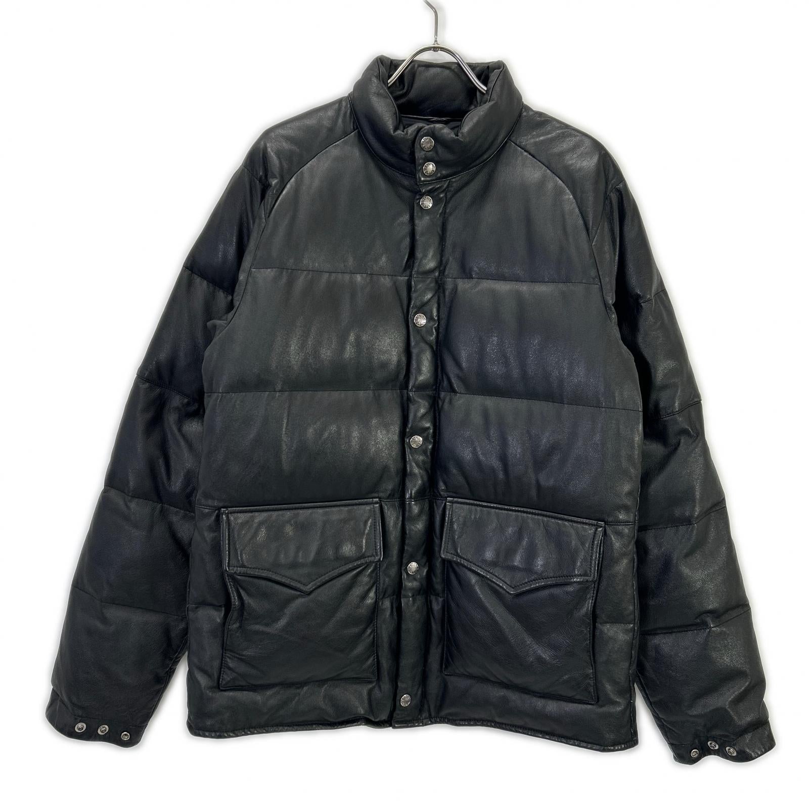 A BATHING APE アベイシングエイプ ﾌﾞﾗｯｸ peel slowly and see ｶｳﾊｲﾄﾞ ﾚｻﾞｰﾀﾞｳﾝｼﾞｬｹｯﾄ ジャケット L