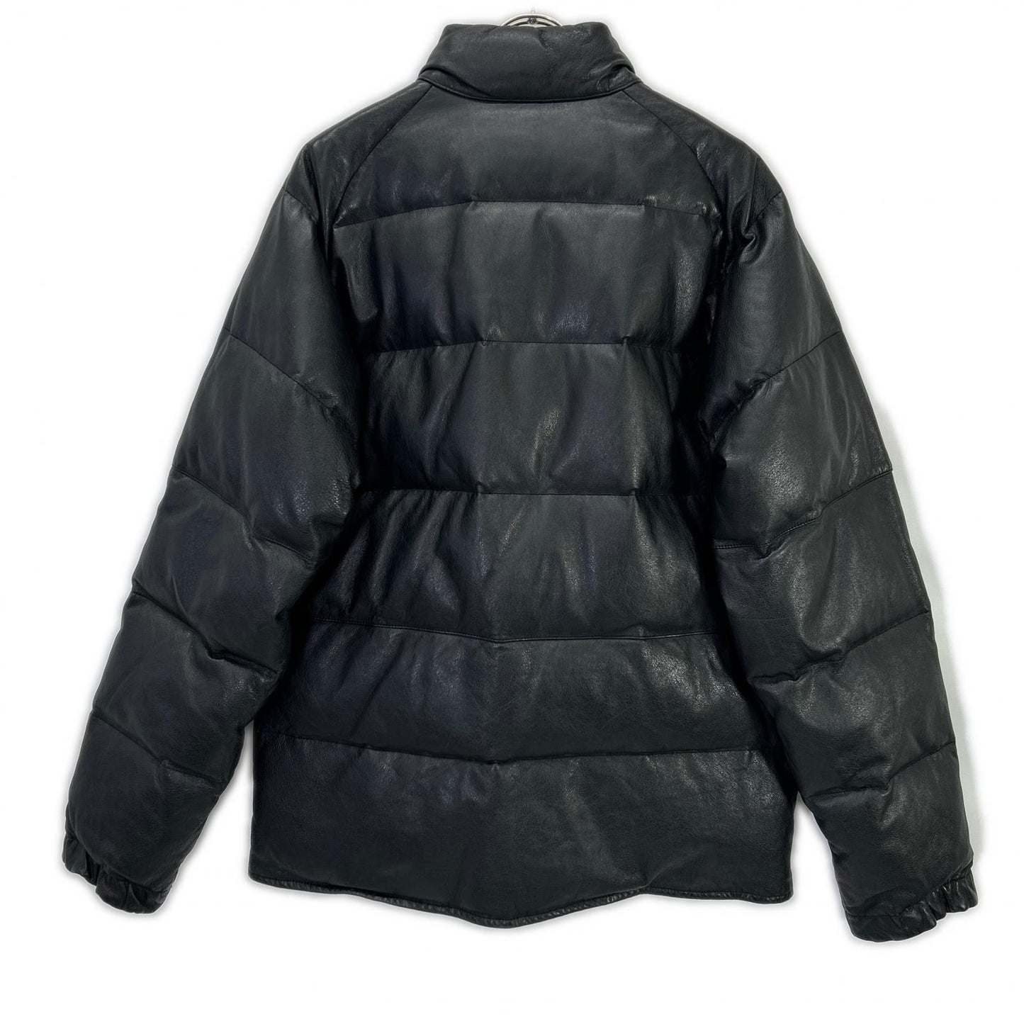 A BATHING APE アベイシングエイプ ﾌﾞﾗｯｸ peel slowly and see ｶｳﾊｲﾄﾞ ﾚｻﾞｰﾀﾞｳﾝｼﾞｬｹｯﾄ ジャケット L