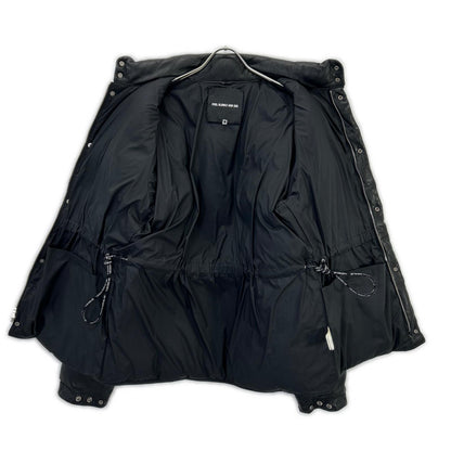 A BATHING APE アベイシングエイプ ﾌﾞﾗｯｸ peel slowly and see ｶｳﾊｲﾄﾞ ﾚｻﾞｰﾀﾞｳﾝｼﾞｬｹｯﾄ ジャケット L
