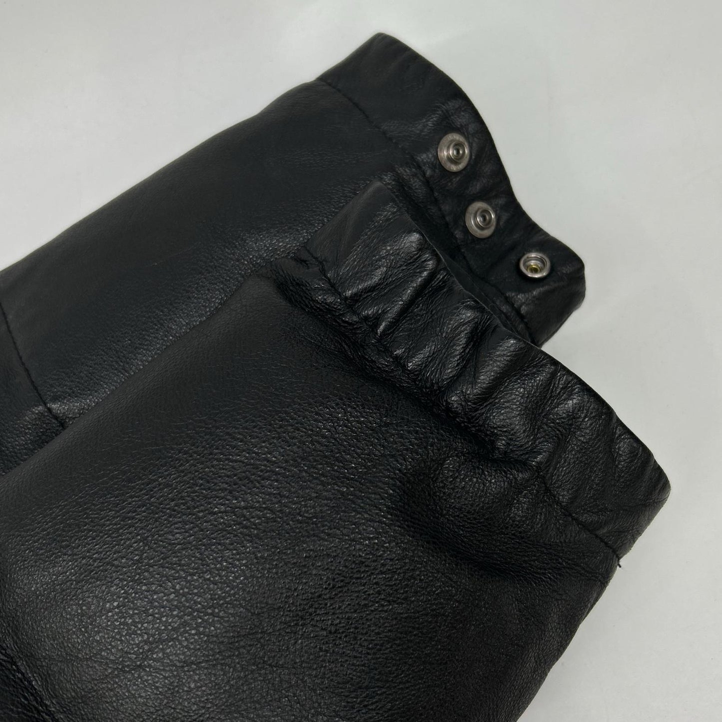 A BATHING APE アベイシングエイプ ﾌﾞﾗｯｸ peel slowly and see ｶｳﾊｲﾄﾞ ﾚｻﾞｰﾀﾞｳﾝｼﾞｬｹｯﾄ ジャケット L