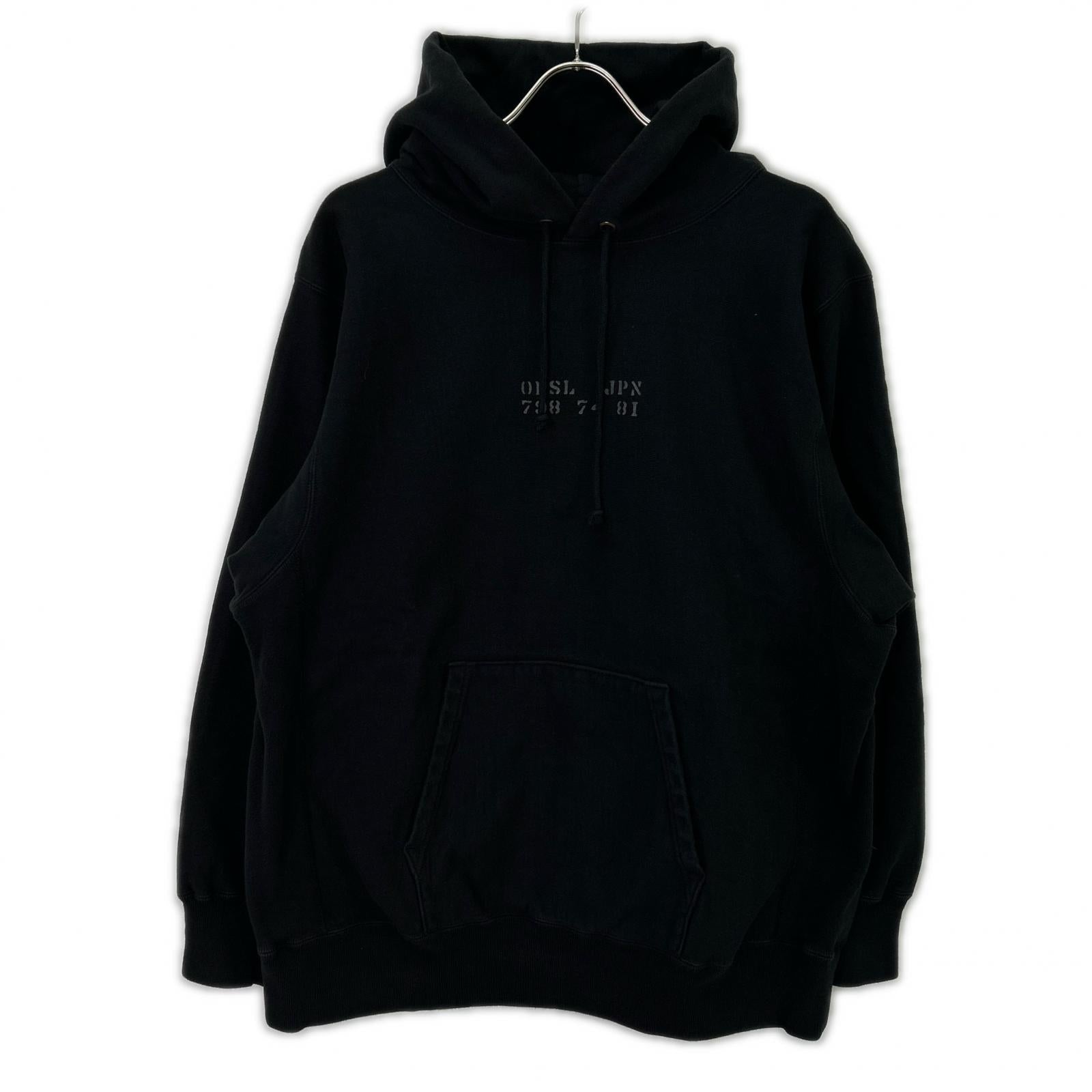 orslow オアスロウ ブラック Heavy Weight Vintage Hoody ヘビーウェイトヴィンテージフーディ トップス
