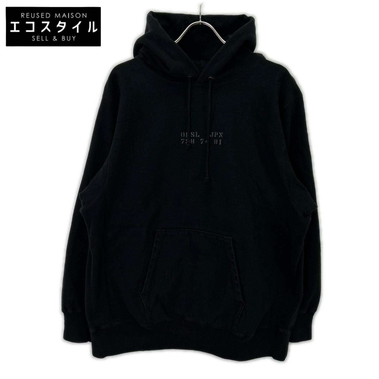 orslow オアスロウ ブラック Heavy Weight Vintage Hoody ヘビーウェイトヴィンテージフーディ トップス