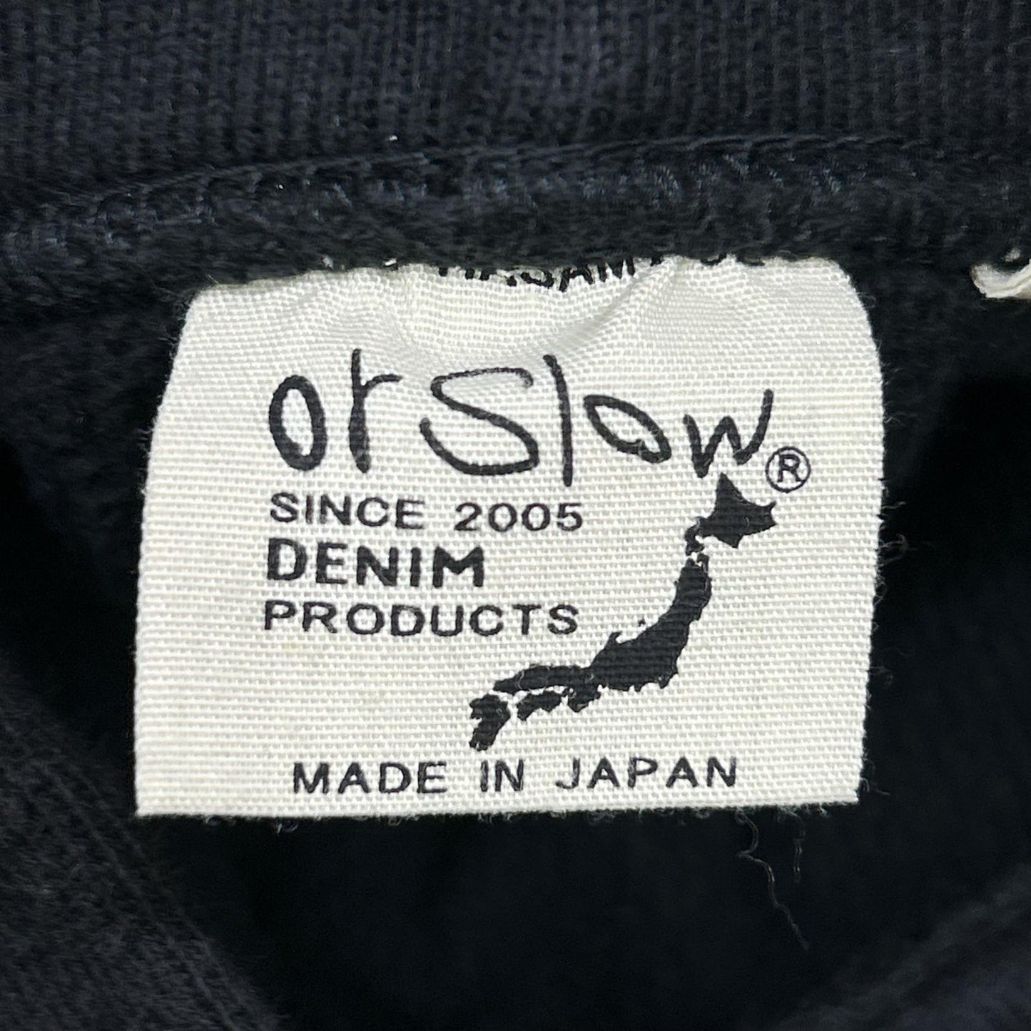 orslow オアスロウ ブラック Heavy Weight Vintage Hoody ヘビーウェイトヴィンテージフーディ トップス