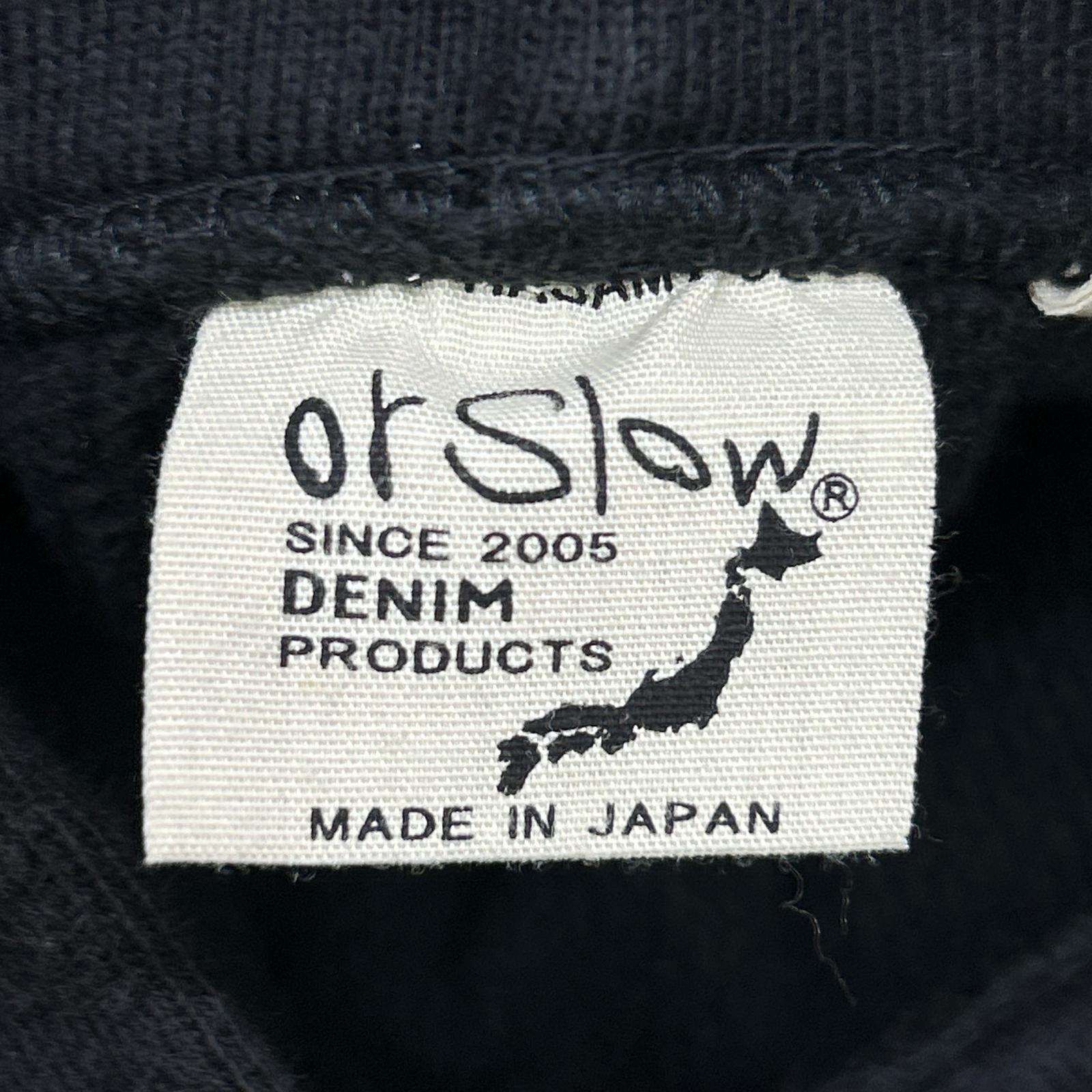 orslow オアスロウ ブラック Heavy Weight Vintage Hoody ヘビーウェイトヴィンテージフーディ トップス