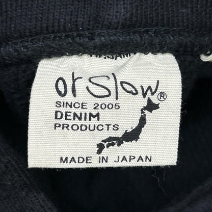 orslow オアスロウ ブラック Heavy Weight Vintage Hoody ヘビーウェイトヴィンテージフーディ トップス