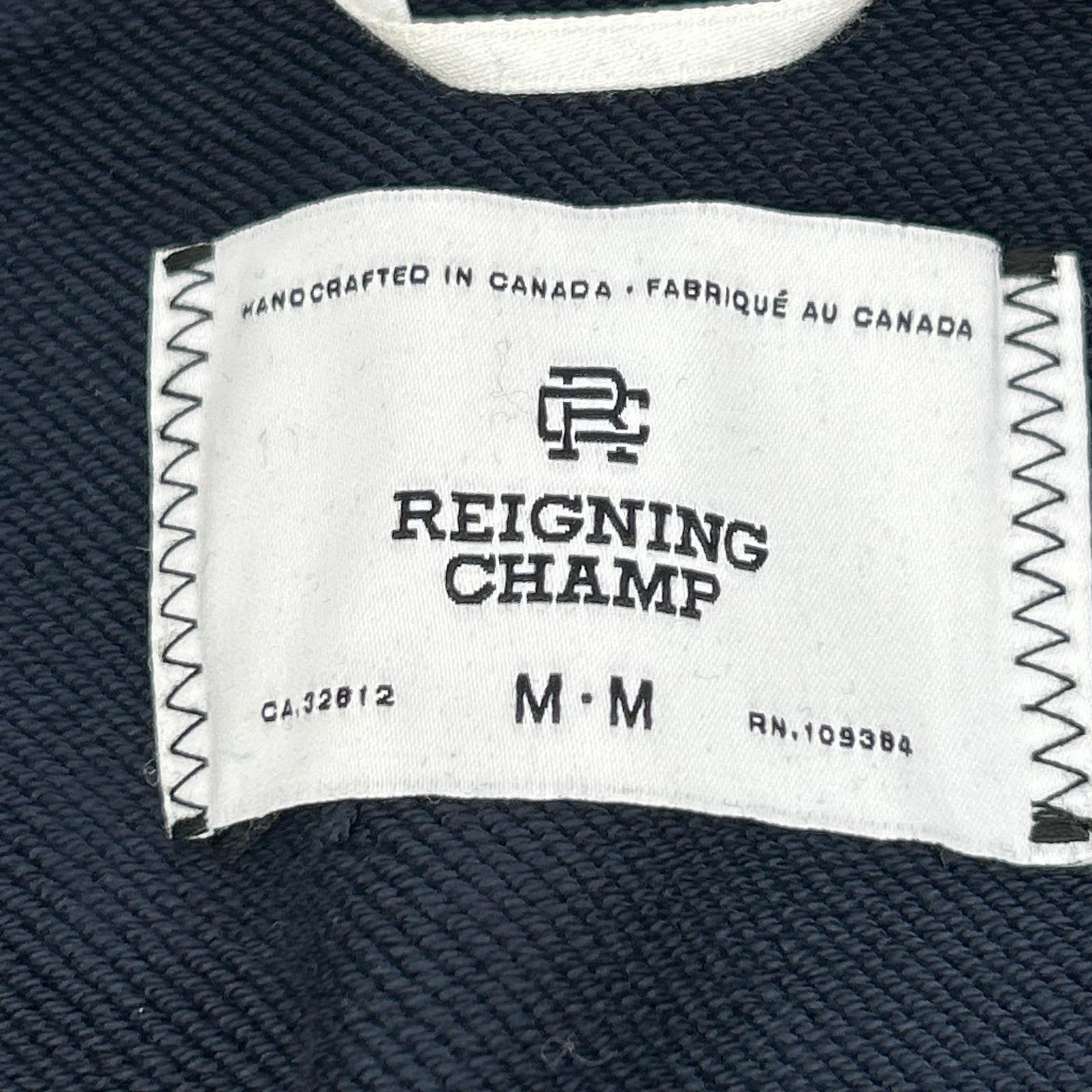 REIGNING CHAMP RC-3205 Navy MIDWEIGHT TERRY FULL ZIP HOODIE Tops