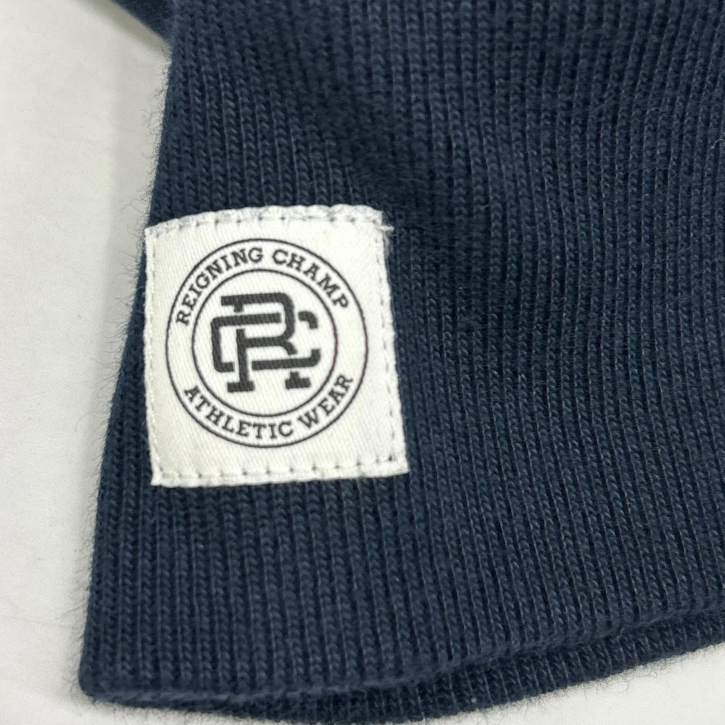 REIGNING CHAMP RC-3205 Navy MIDWEIGHT TERRY FULL ZIP HOODIE Tops
