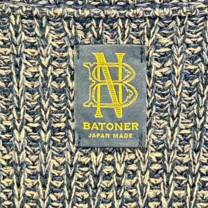BATONER 2025 Brown Bottleneck Zip-Up Knit Top