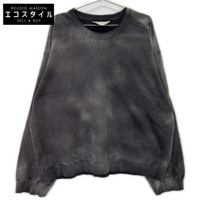 ANCELLM アンセルム ANC-CT114 ダークプラム/D.PLUM UNEVENNESS SWEAT SHIRT 染色グラデーションスウェット トップス