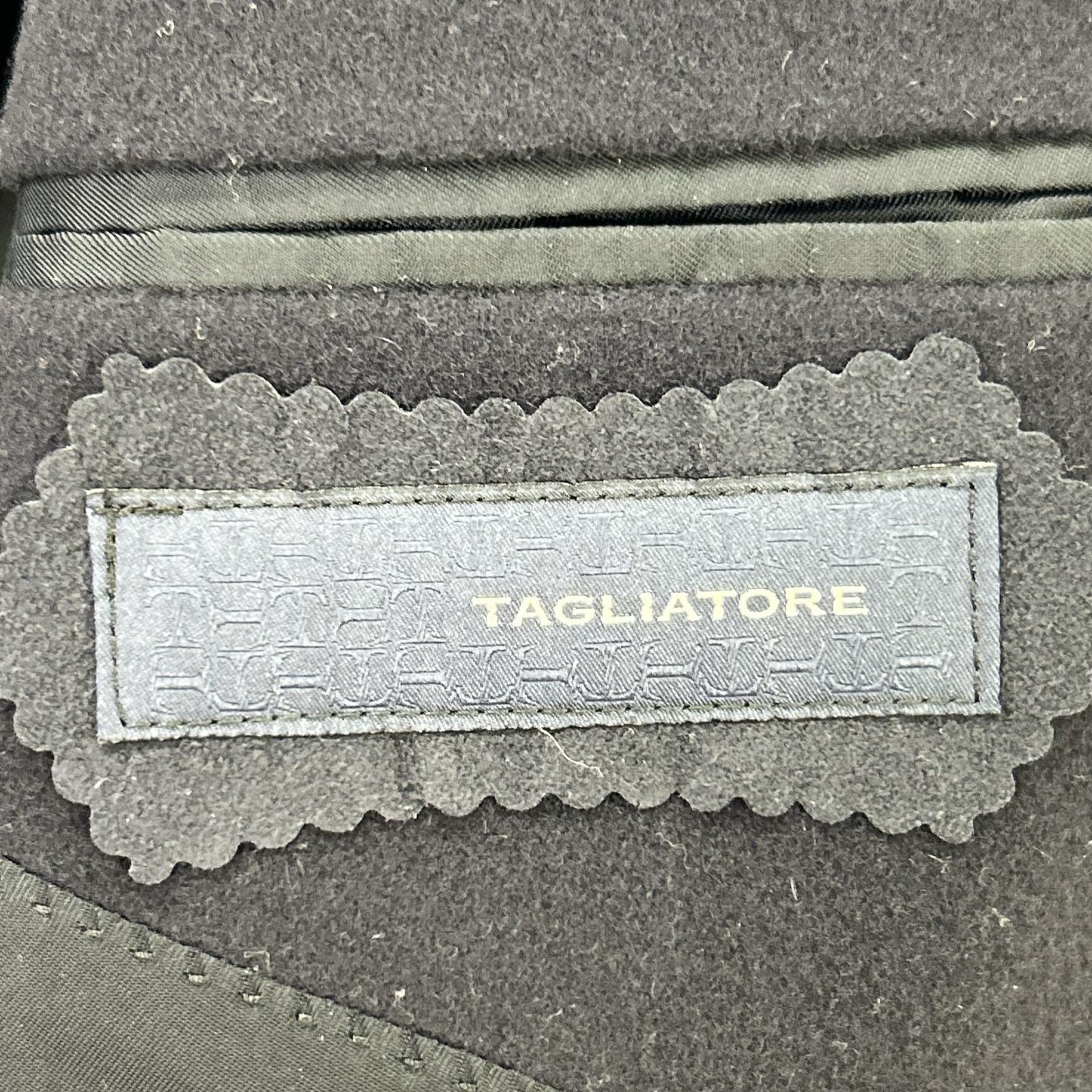 TAGLIATORE 塔利亚托雷 GUJI特别定制 海军蓝 100%羊毛 切斯特菲尔德大衣 大衣 44