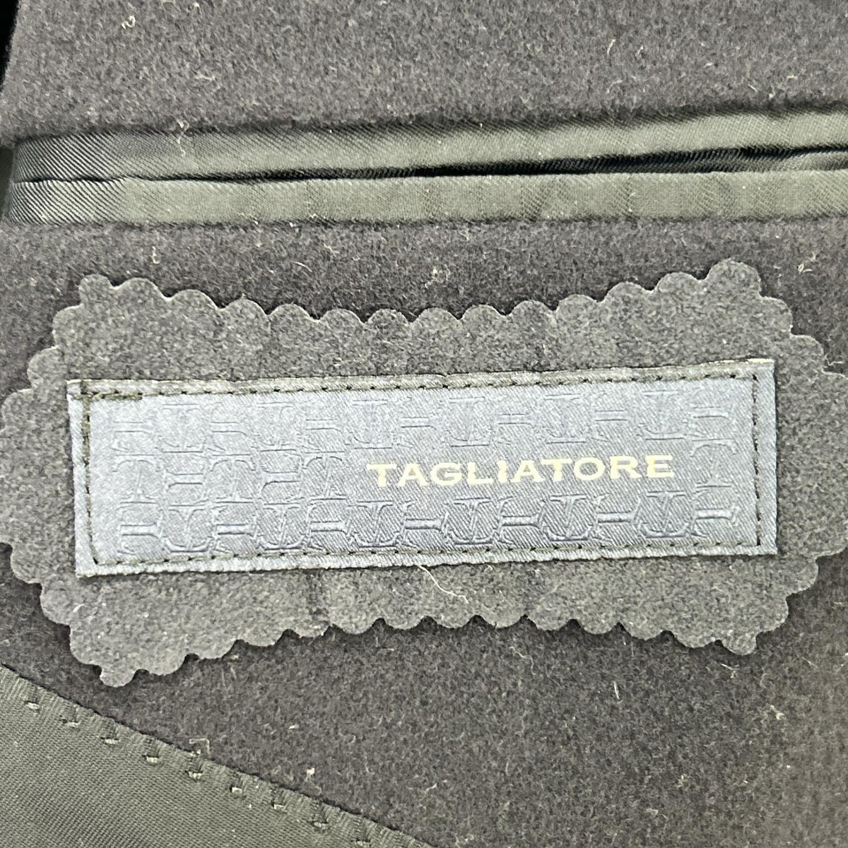 TAGLIATORE 塔利亚托雷 GUJI特别定制 海军蓝 100%羊毛 切斯特菲尔德大衣 大衣 44