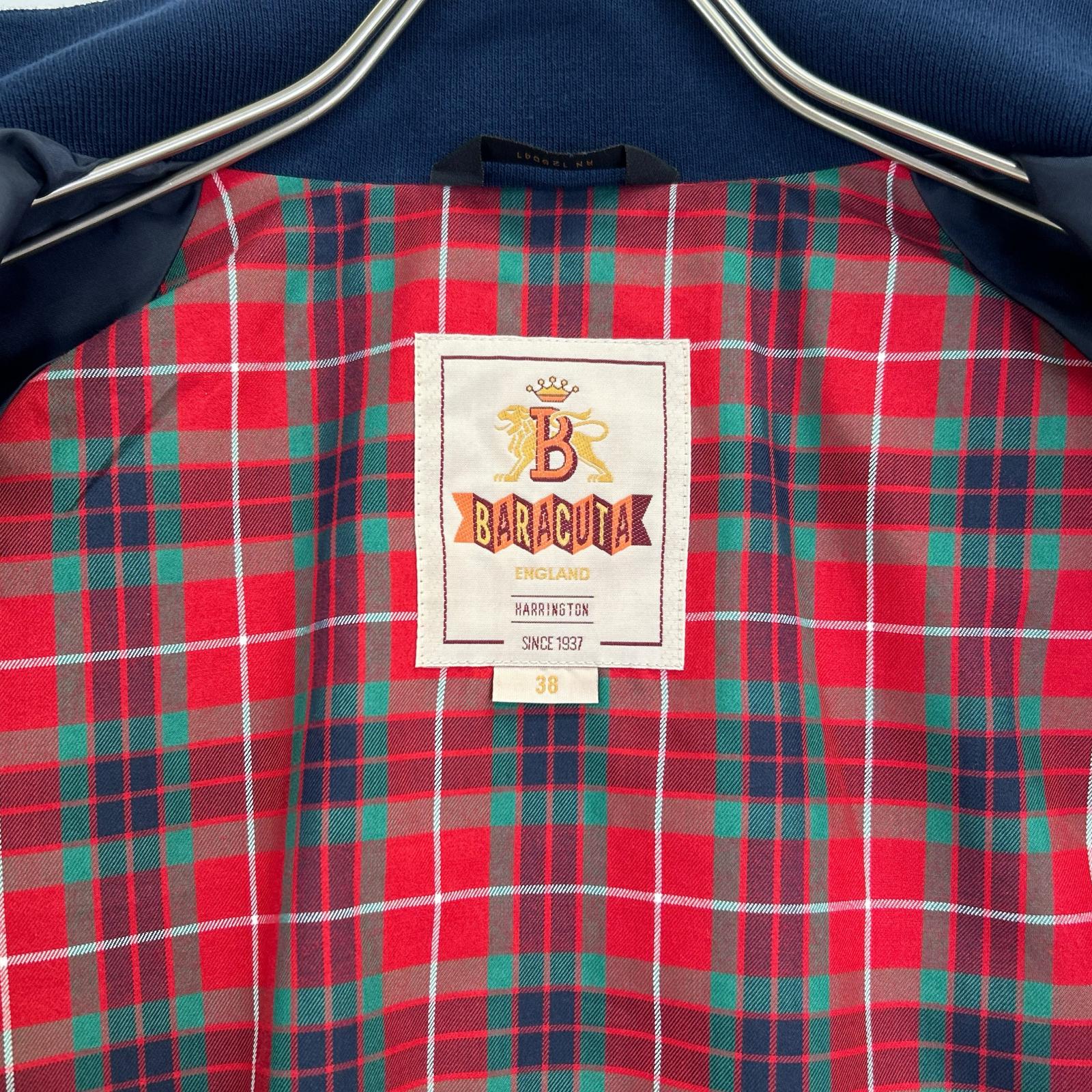 BARACUTA 241MBRCPS0001 Made in UK Navy Slim Fit G9 Swingtop Harrington Jacket