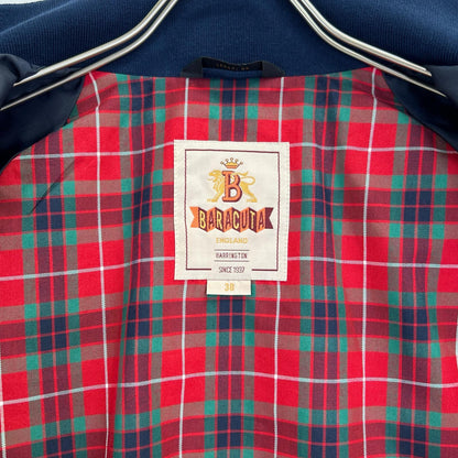 BARACUTA 241MBRCPS0001 Made in UK Navy Slim Fit G9 Swingtop Harrington Jacket